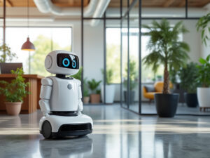 Robot office commercial cleaning