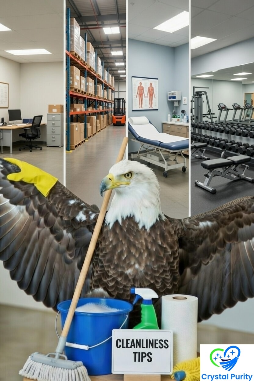 Keeping Your Central Florida Business Sparkling Clean: Tips for Offices, Warehouses, and Doctor's Offices Crystal Purity